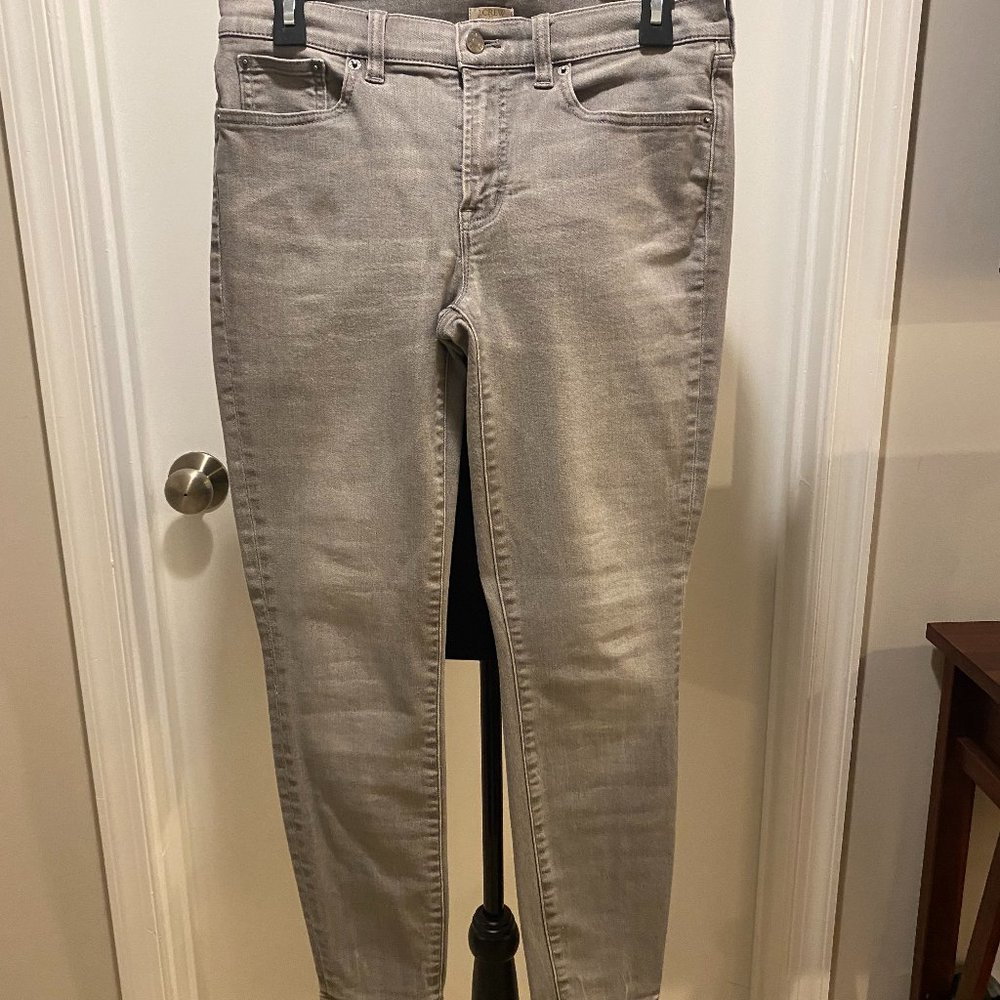 J. Crew Toothpick Jeans, Grey, size 28